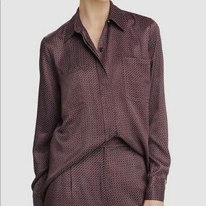 NWT Equipment AUSTINE SHIRT IN TAWNY PORT MULTI